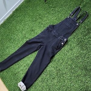 Joe Fresh Black and Gray Garment Overalls